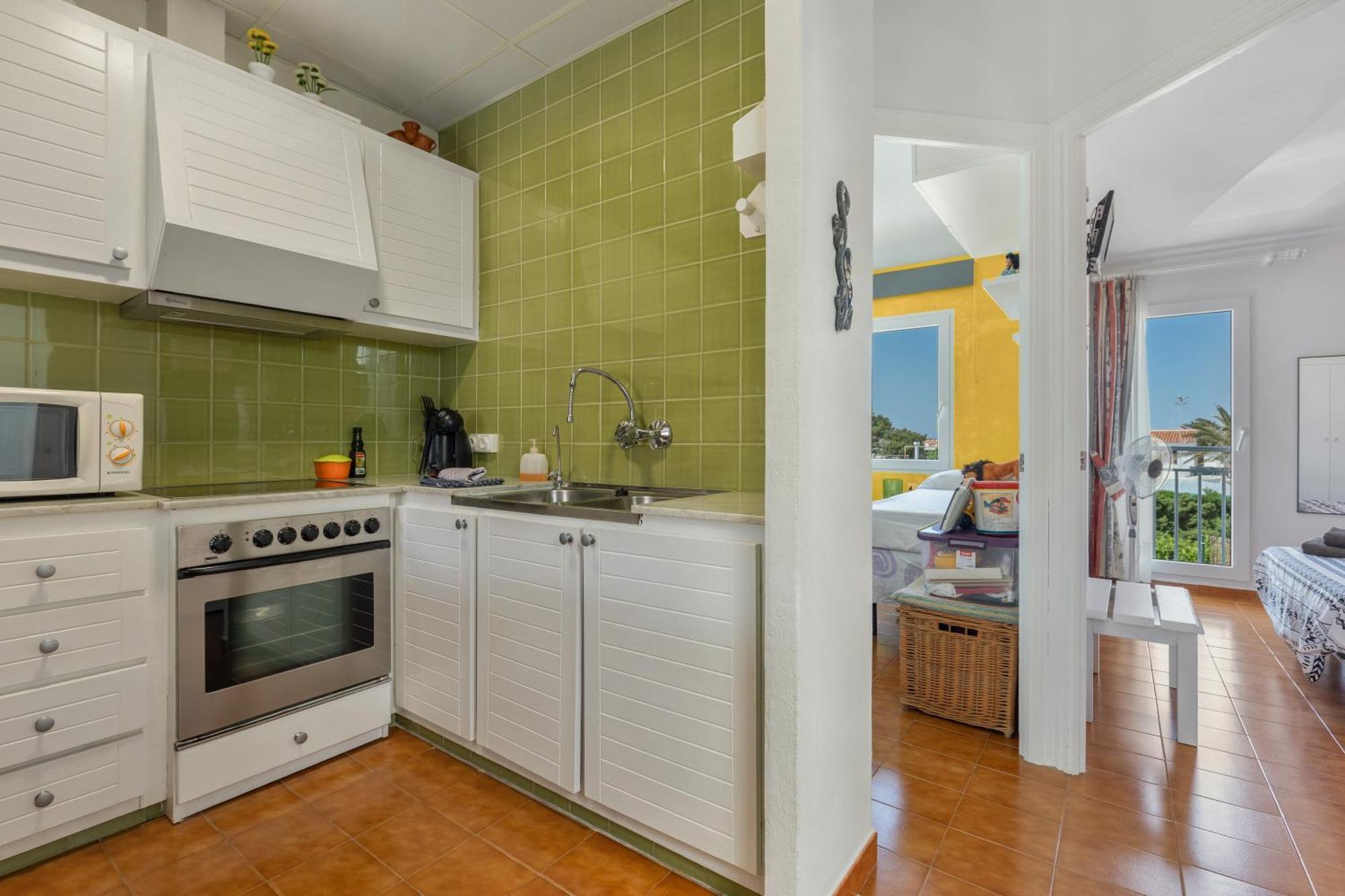 Apartamento Rose Cala Blanca (Menorca) Bagian luar foto