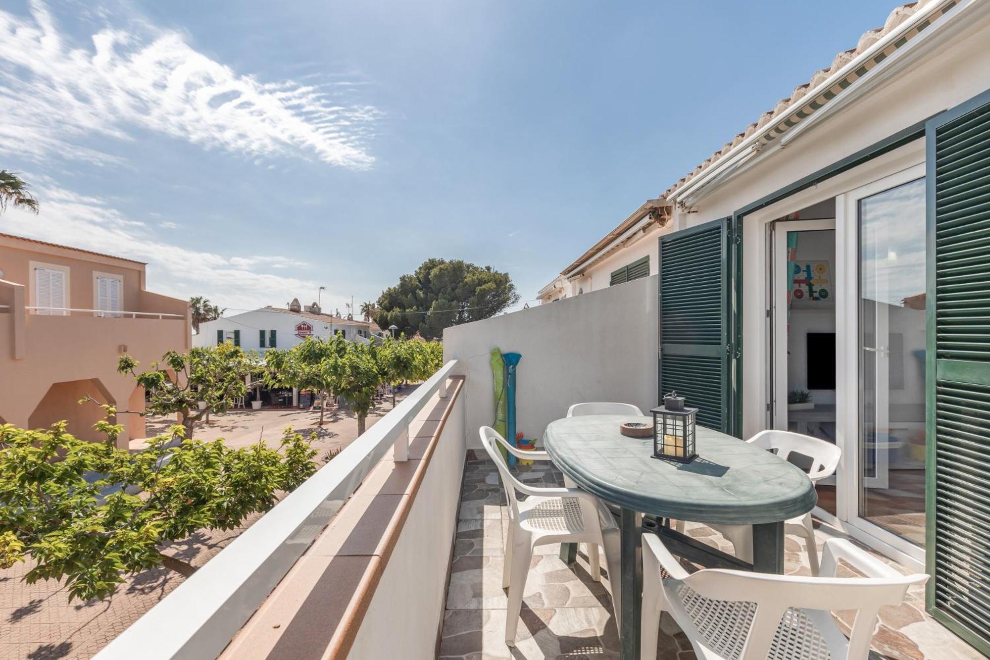 Apartamento Rose Cala Blanca (Menorca) Bagian luar foto