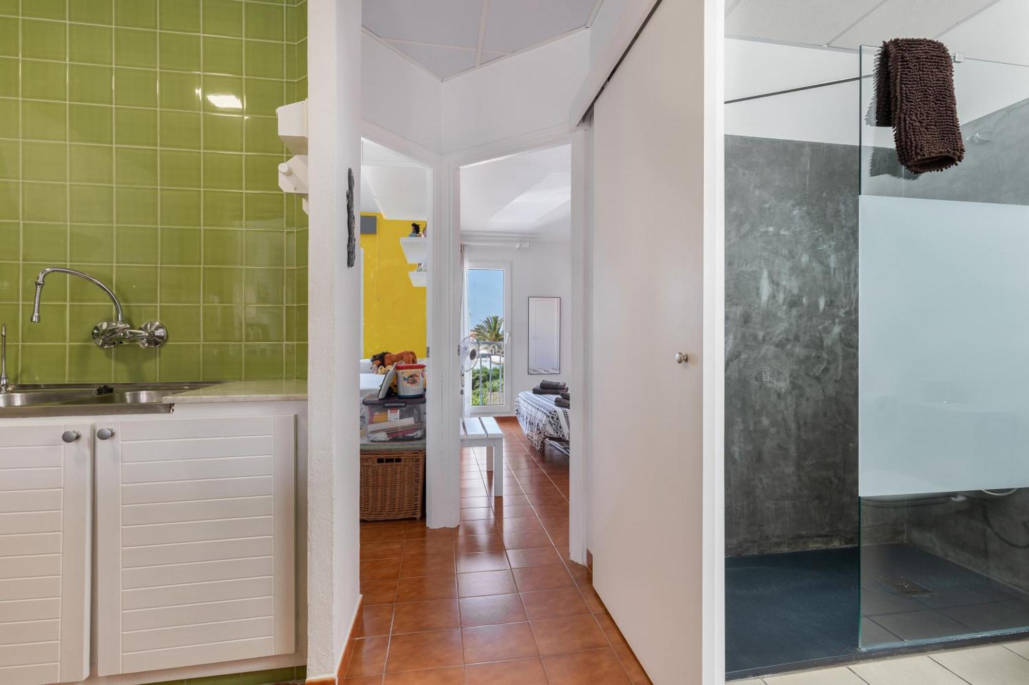 Apartamento Rose Cala Blanca (Menorca) Bagian luar foto